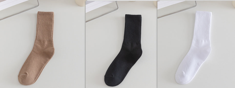 Autumn And Winter Sports Waist Middle Tube Socks For Men