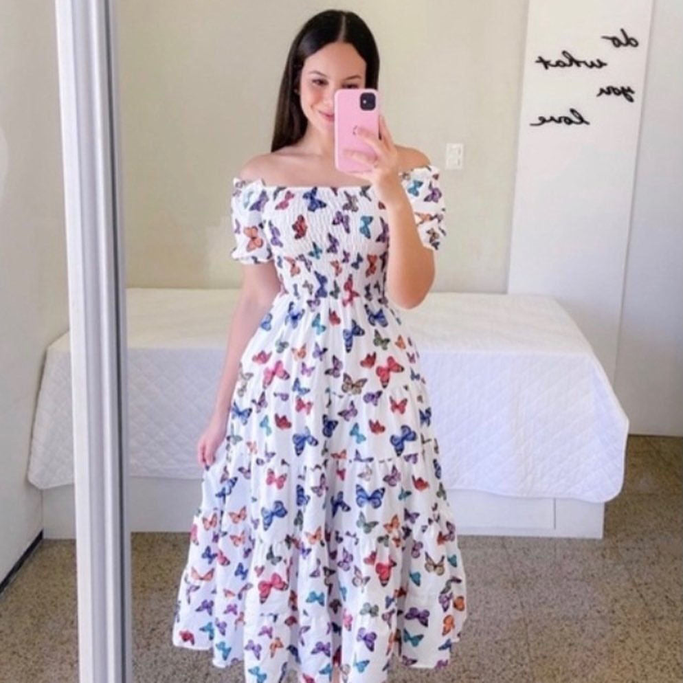 French Style Fresh Printing Women's Wear