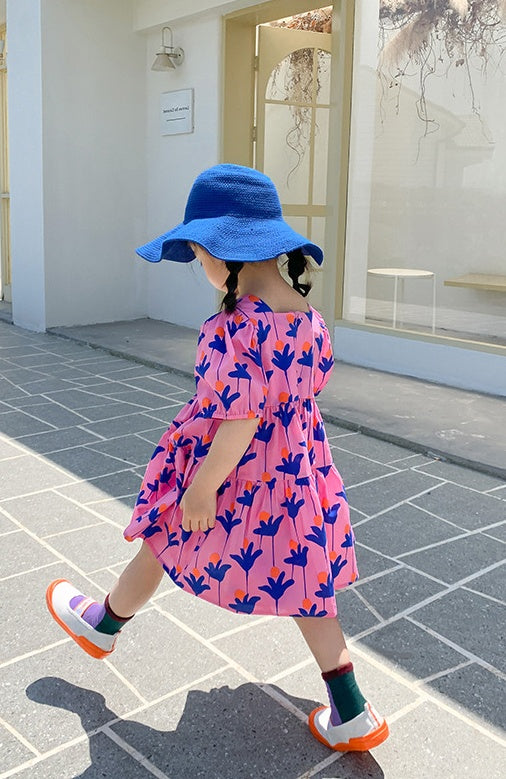 Children Flower Dress Summer Girl Is Lovely