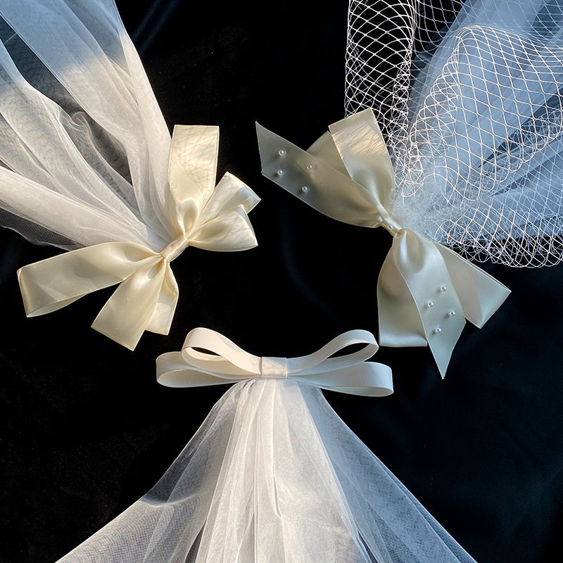 Bow Veil Super Fairy Wedding Trip Shoot