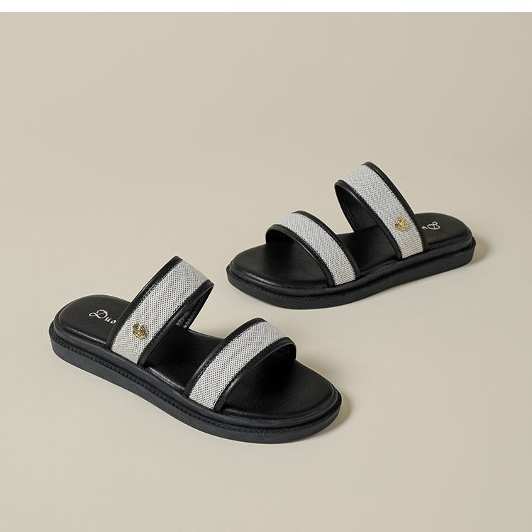 Women's Vintage Soft Bottom Flip-flops Beach Slippers
