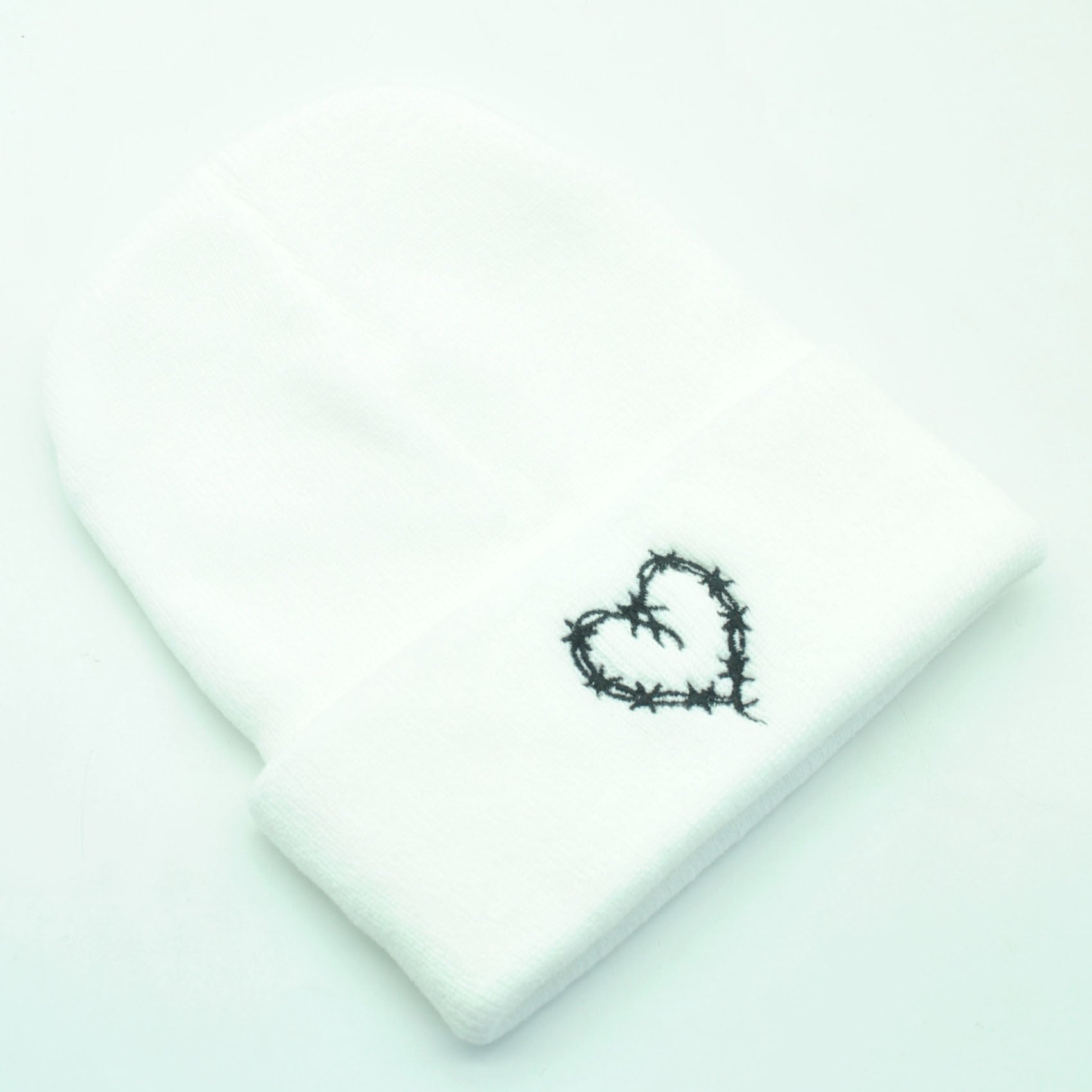 Outdoor Keep Warm Couple Heart-shaped Knitted Hat Women