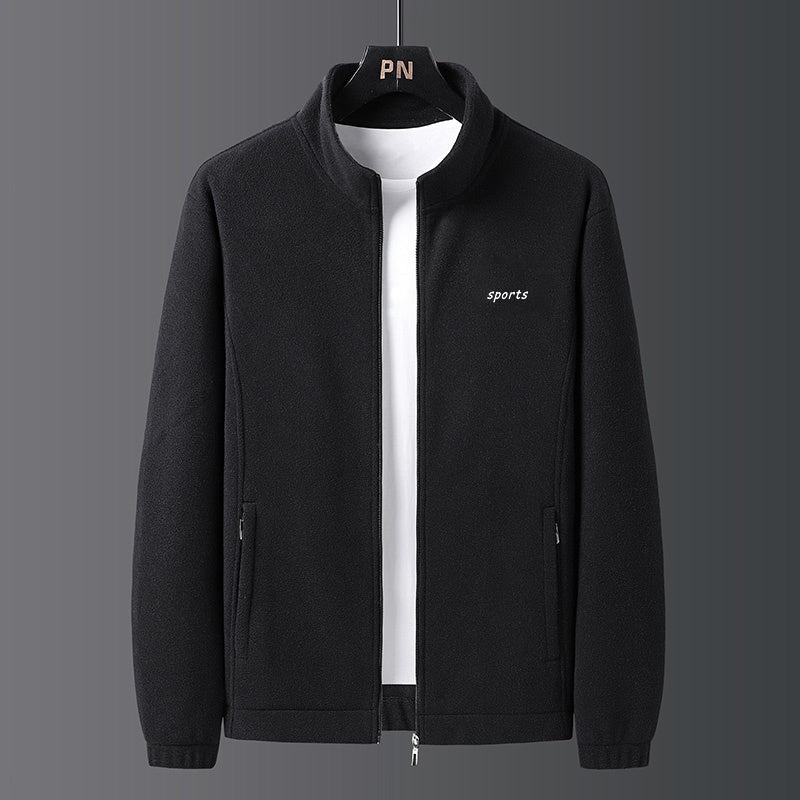 Fashion Men's Casual Plus Velvet Padded Jacket