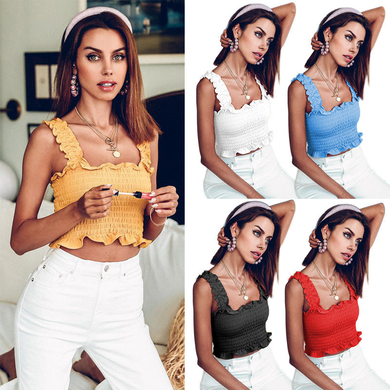 Women's Sexy Stretch Camisole Slim Fit Chest-wrapped Bottoming Vest