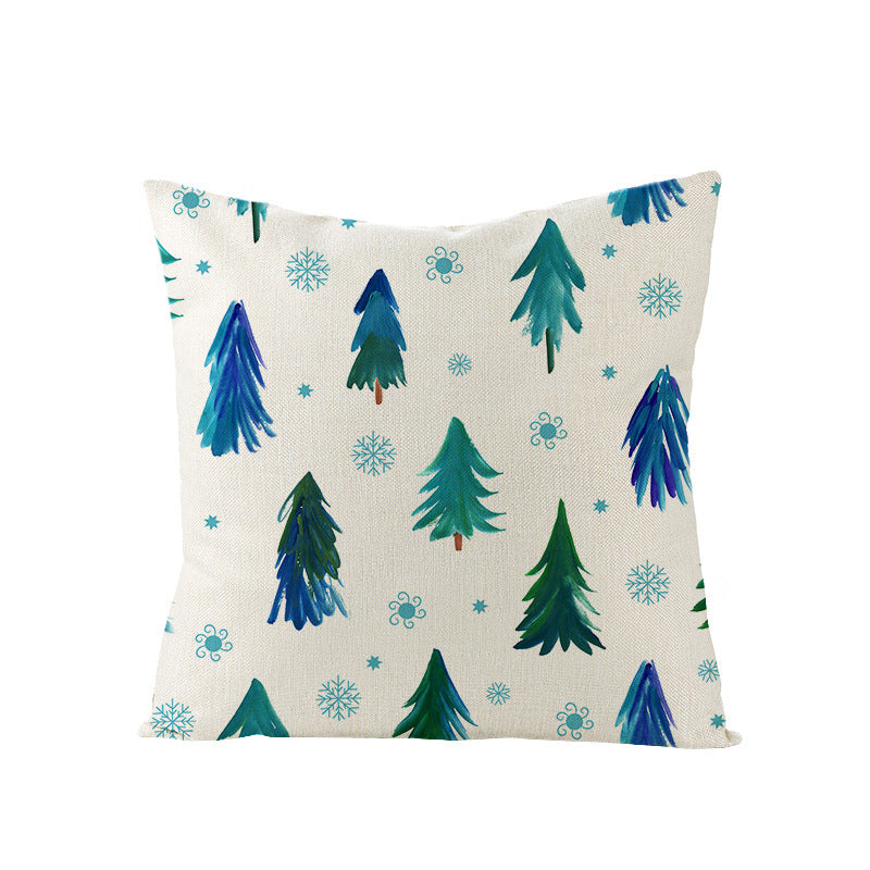 Cartoon Digital Printing Christmas Pillowcase