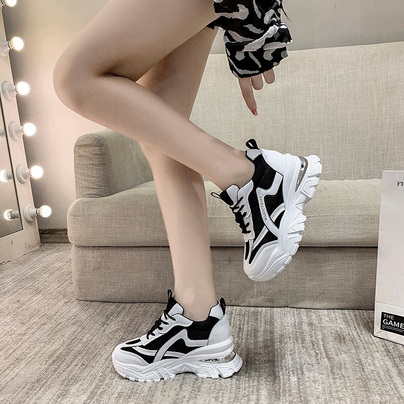 Women's Casual Sports All-match Thick-soled Retro Breathable Shoes