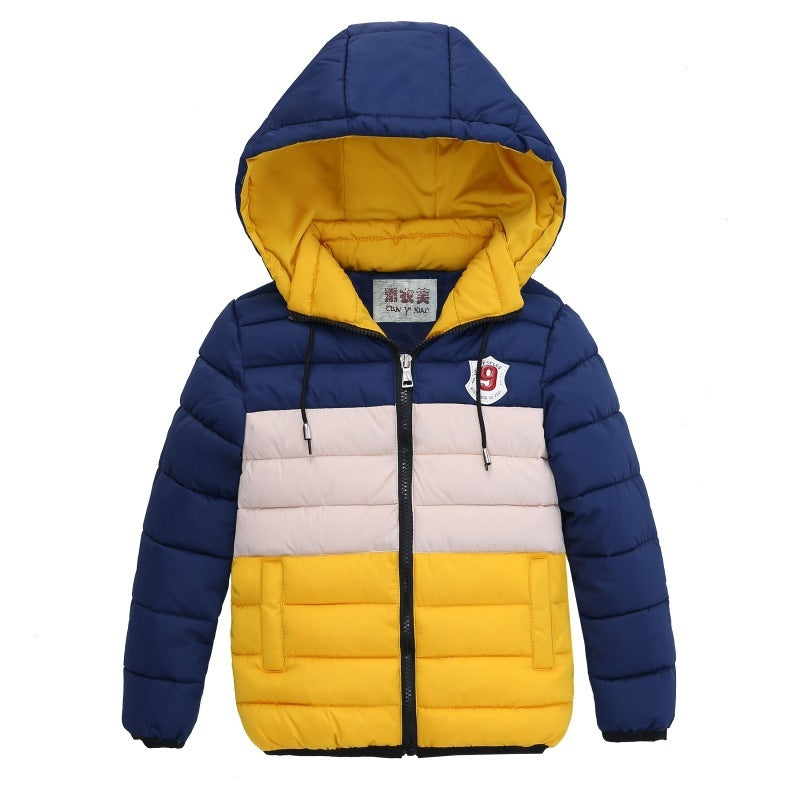 New Children Neutral Striped Silk Cotton Jacket Cotton