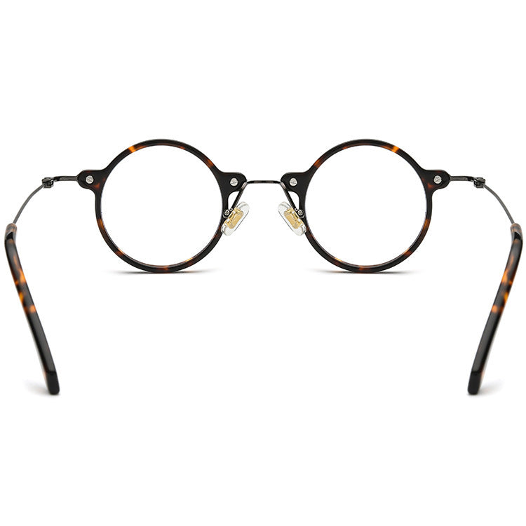 Women's Square B Titanium Plate Fashion Optical Glasses Frame IP Plating