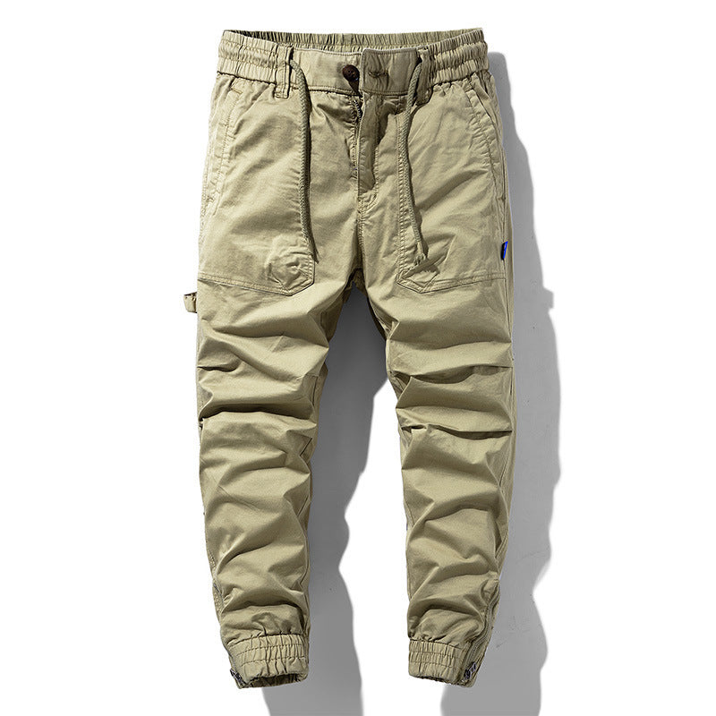 Workwear With Pocket Trousers Men's Loose Wide Trousers
