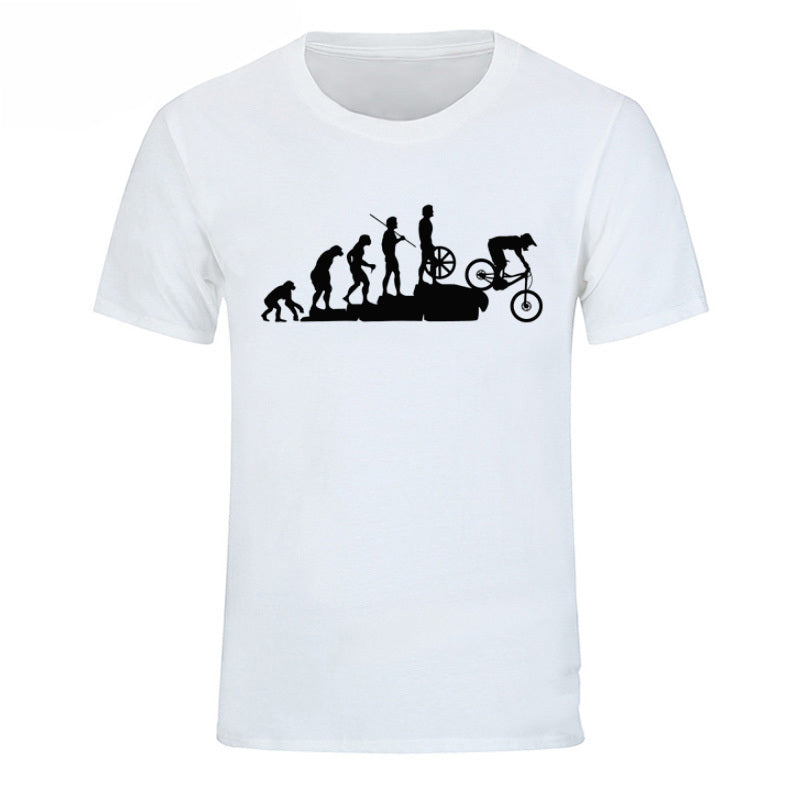 Round neck short sleeve T-shirt
