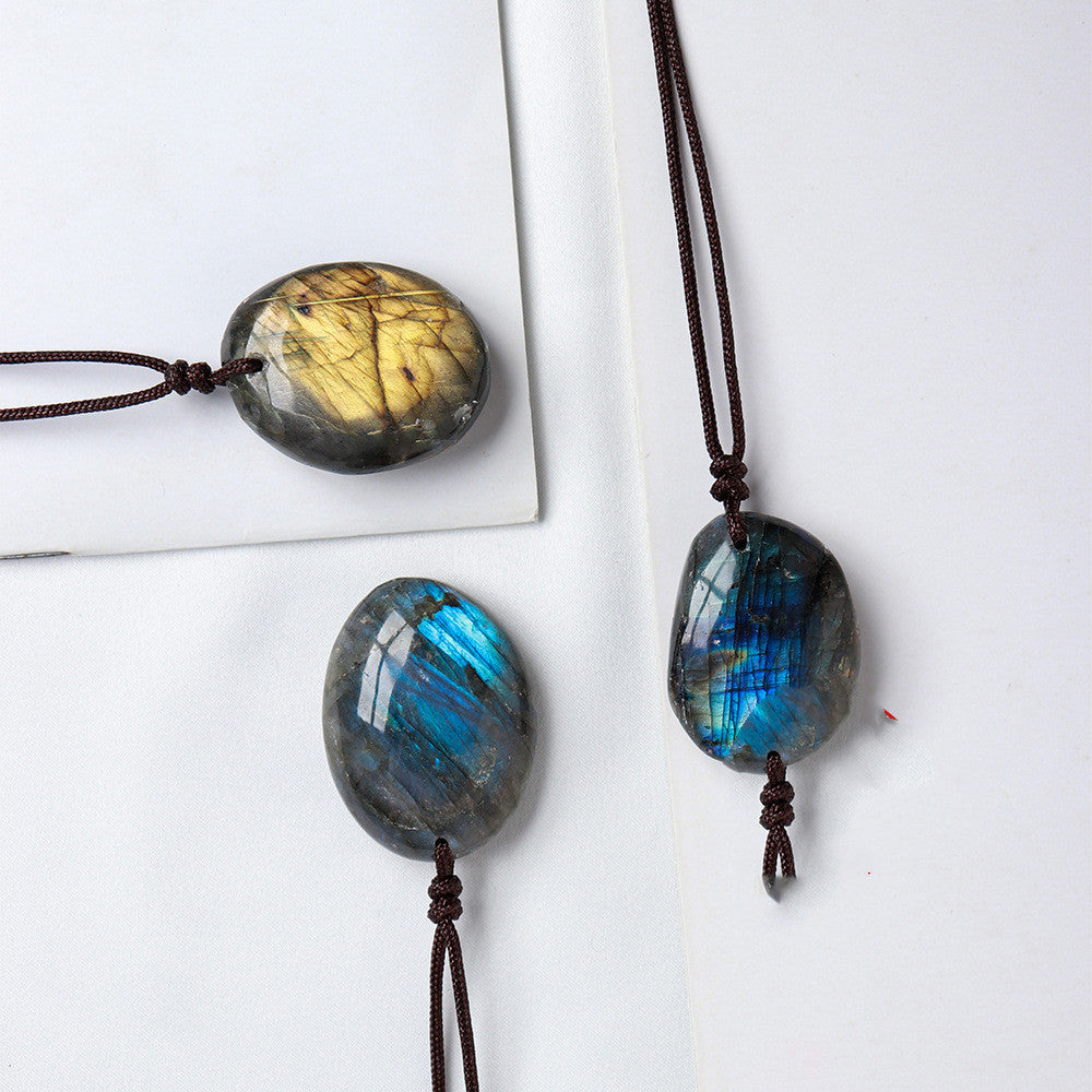 Natural Labradorite Rough Polished And Polished To Follow The Shape