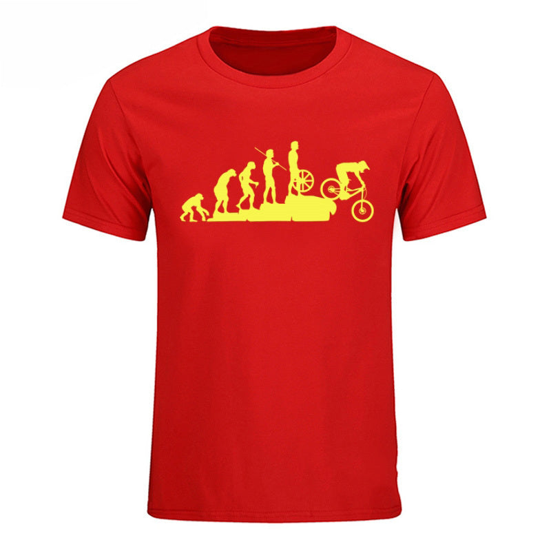 Round neck short sleeve T-shirt