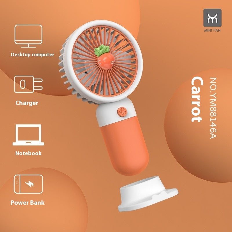 Rechargeable Handheld Desktop Portable Little Fan USB Electric Fan