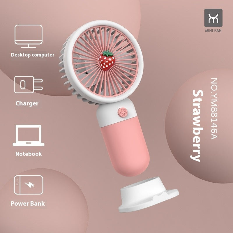 Rechargeable Handheld Desktop Portable Little Fan USB Electric Fan
