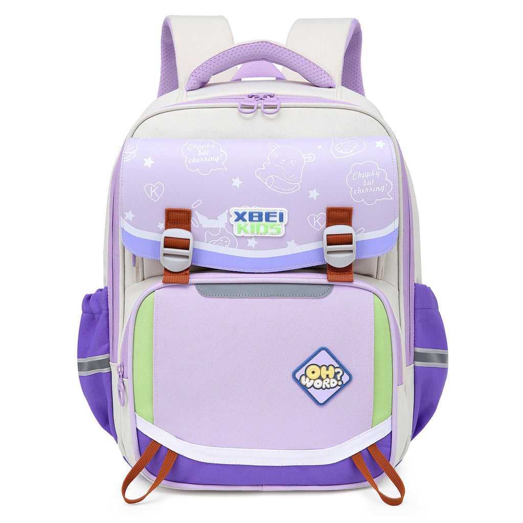 Schoolbag Burden Reduction Spine Protection Lightweight And Large Capacity Backpack