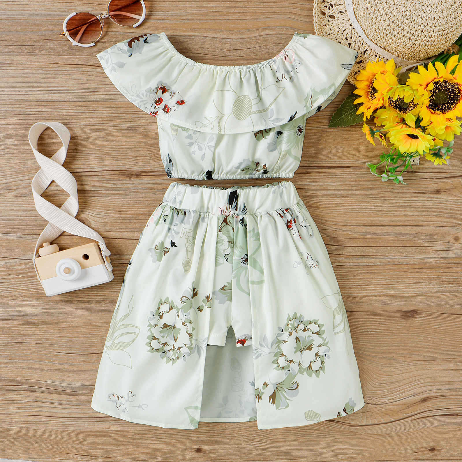 Pearl Button Summer Bubble Sleeves