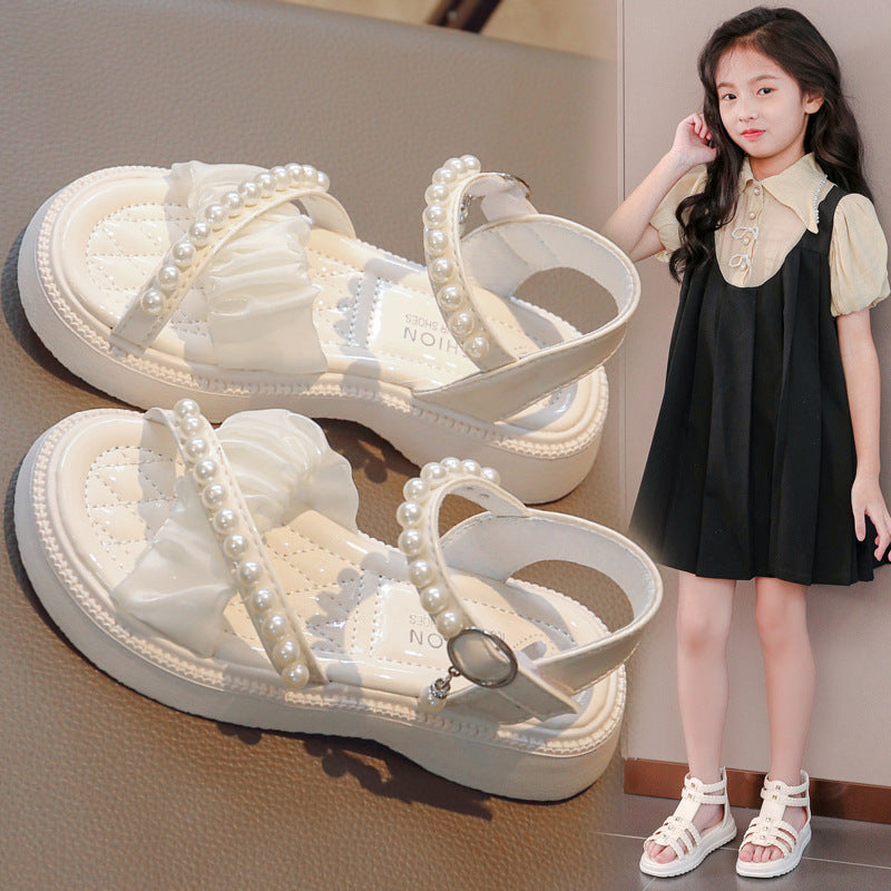 Fashion Toe Flat Princess Shoes Little Girl