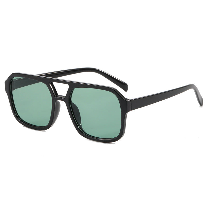 Personalized Retro UV-proof Double Beam Sunglasses