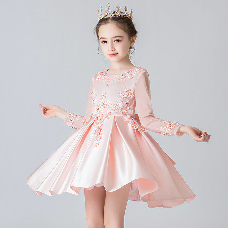 Girls' Princess Dress Long-sleeved Autumn And Winter