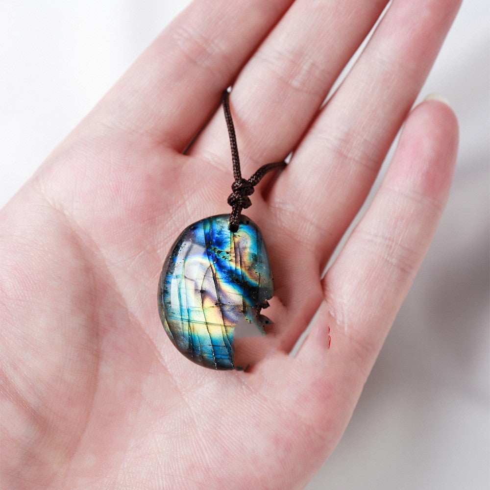 Natural Labradorite Rough Polished And Polished To Follow The Shape