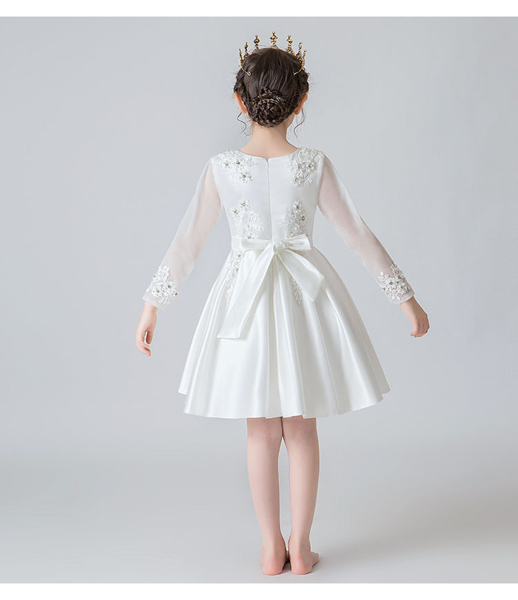 Girls' Princess Dress Long-sleeved Autumn And Winter