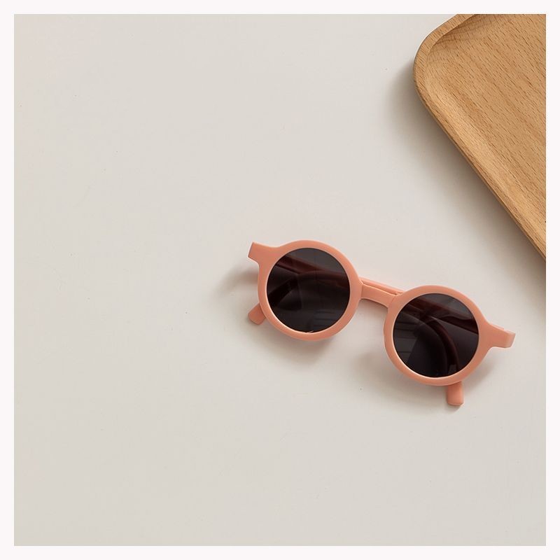 Foldable Morandi Color Children's Sunglasses