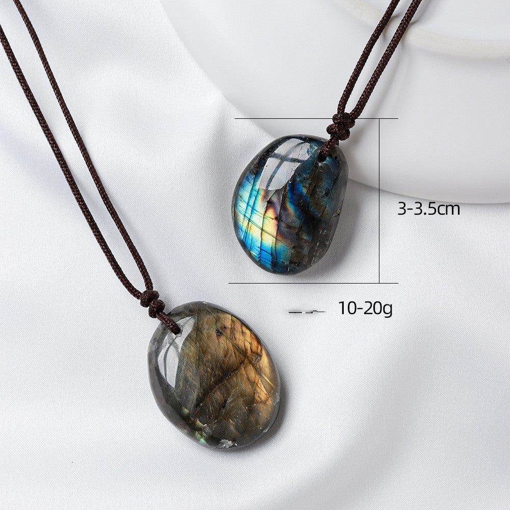 Natural Labradorite Rough Polished And Polished To Follow The Shape