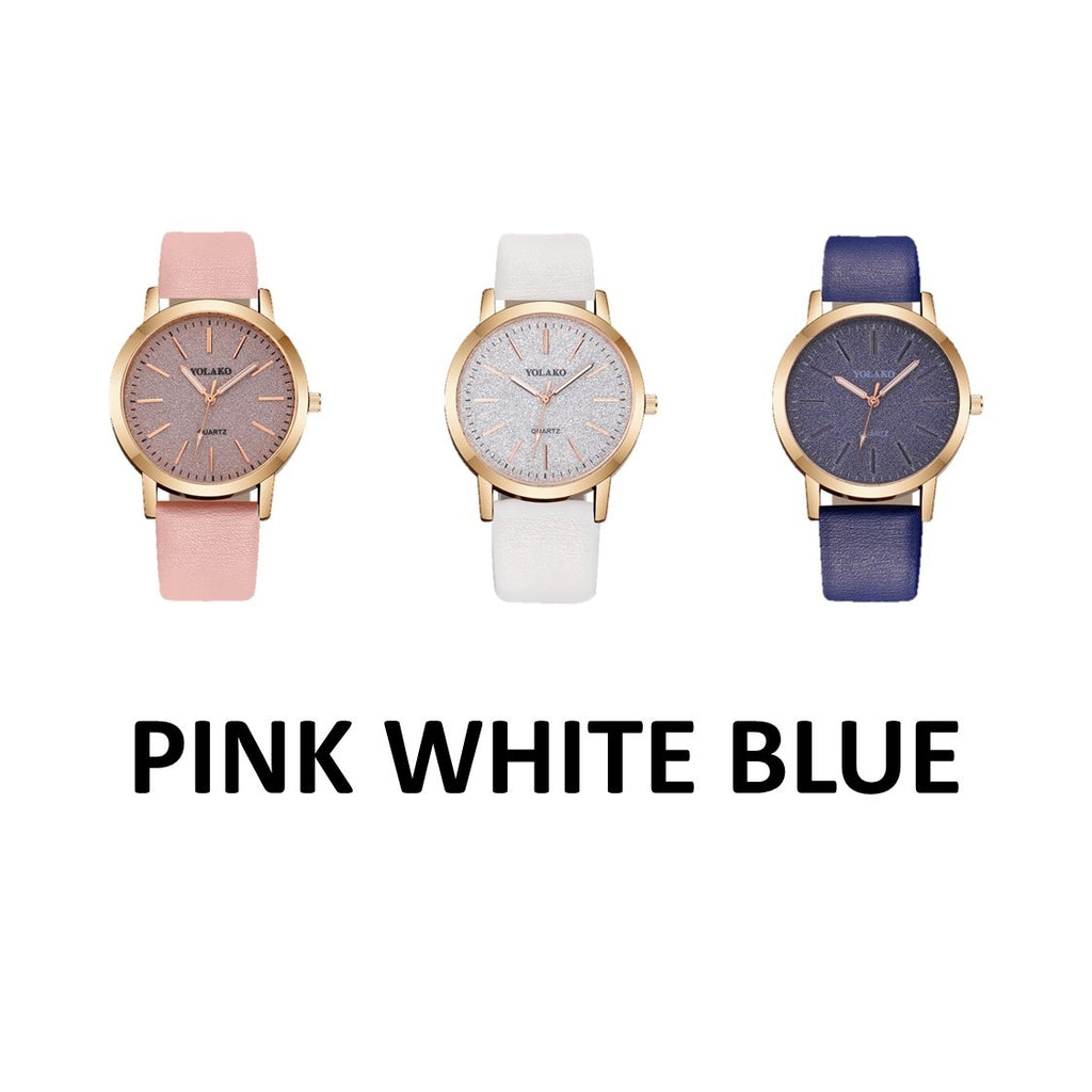 PU belt watch