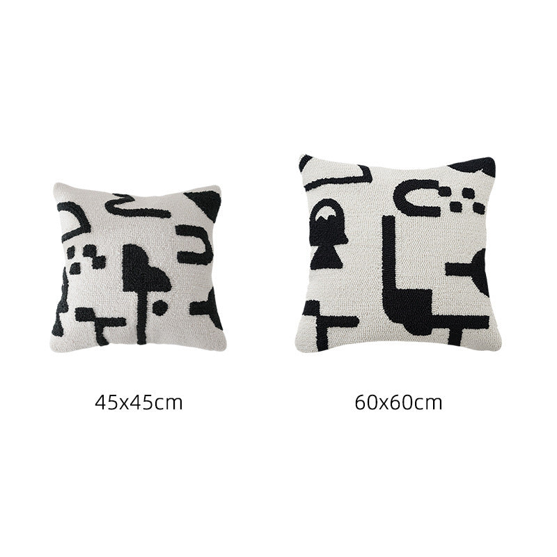 Simple Living Room Sofa Pillow Cases High Fixed Dense Loop Velvet Light Luxury