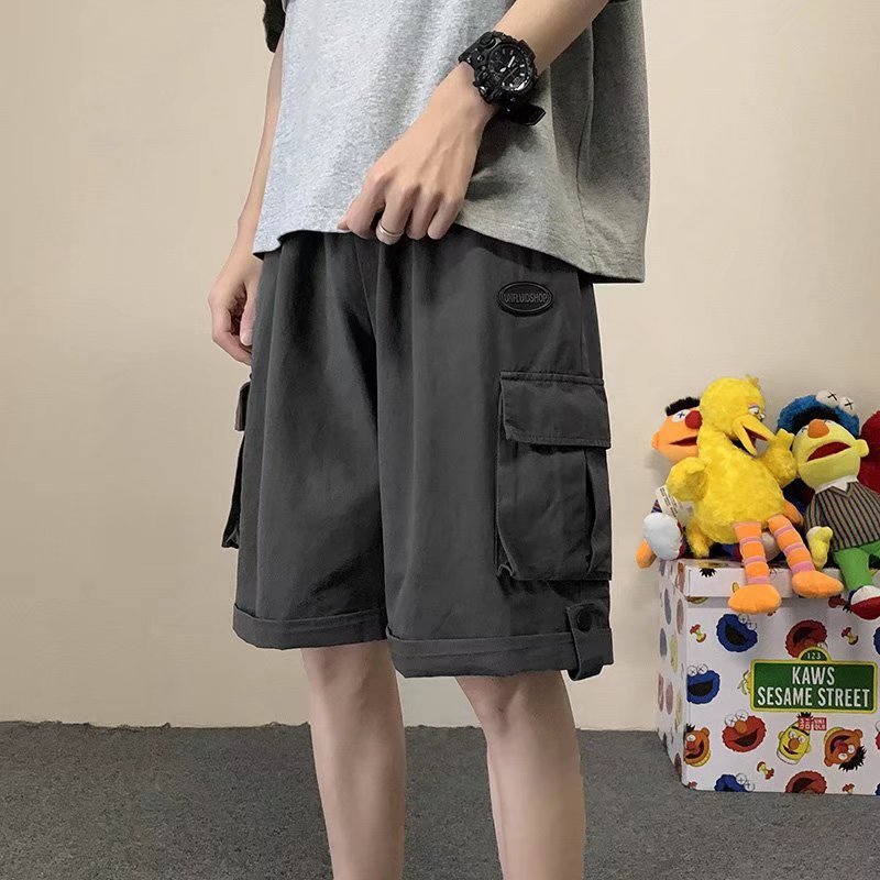 Men's Straight Pocket Cargo Casual Shorts