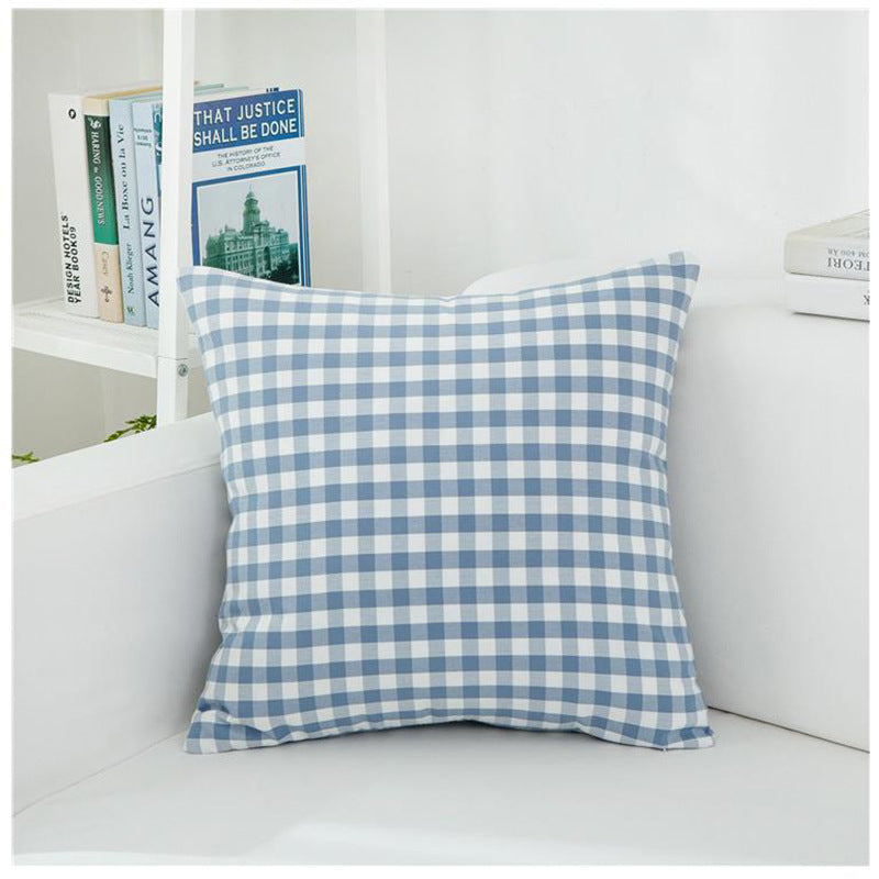 New Nordic Plaid Pillowcase Without Core