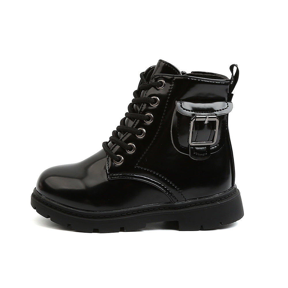 Autumn British Style Childrens Martin Boots
