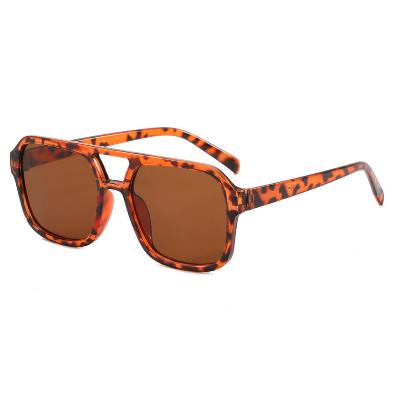 Personalized Retro UV-proof Double Beam Sunglasses