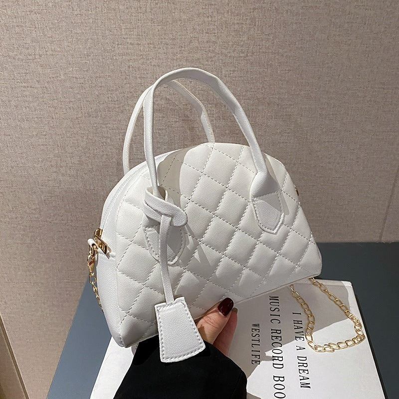 Embroidered Shell Bag Mini Diamond