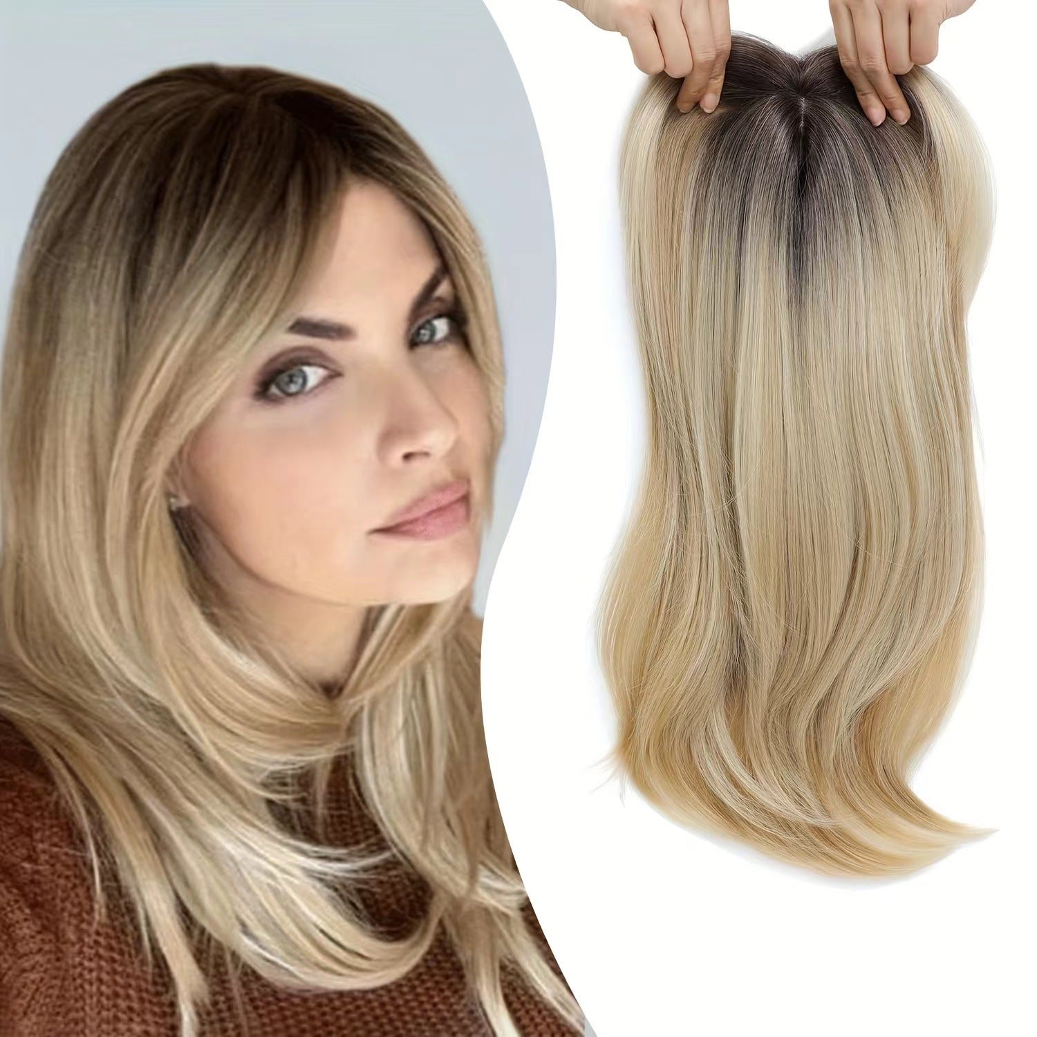 Amazon Foreign Trade Top Hair Supplementing Piece Women
