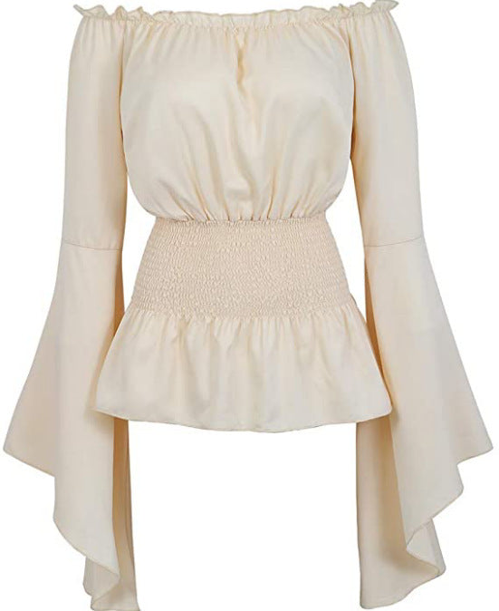 Women's Renaissance Medieval Long Sleeve Top
