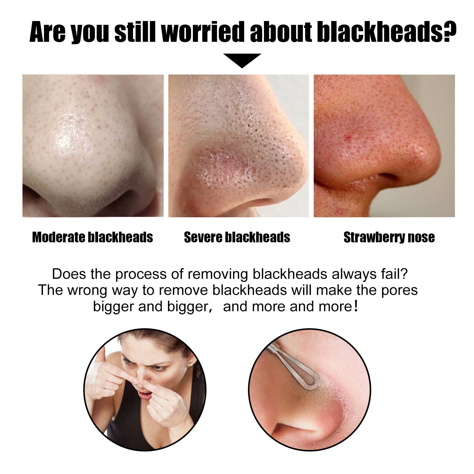 Blackhead Removal Tear And Pull Nasal Membrane Deep Cleansing Pores
