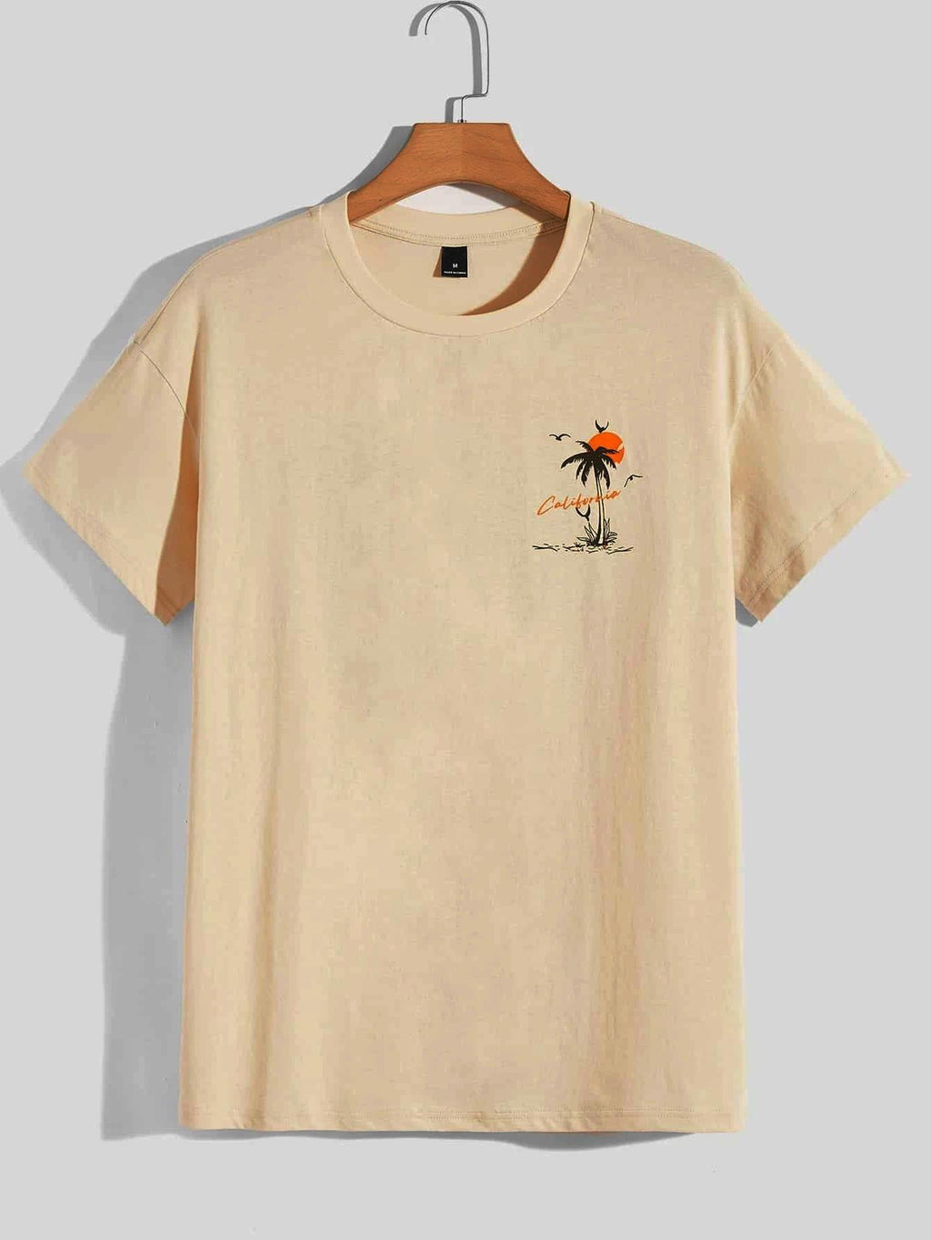 Summer Departure Adventure California Men's T-shirt Cotton Loose