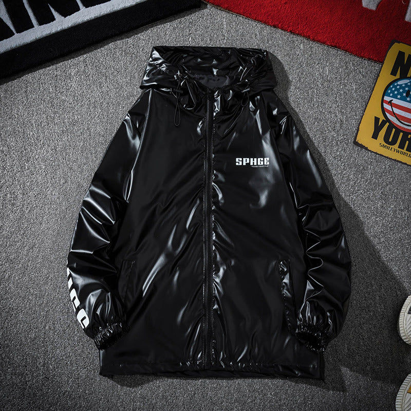 Men's Hooded Jacket Korean-style Slim-fit Casual Jacket