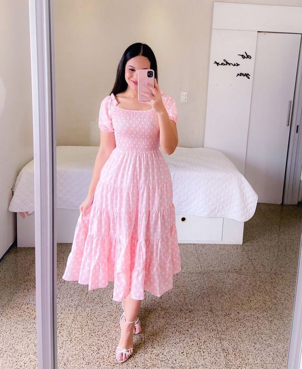 French Style Fresh Printing Women's Wear