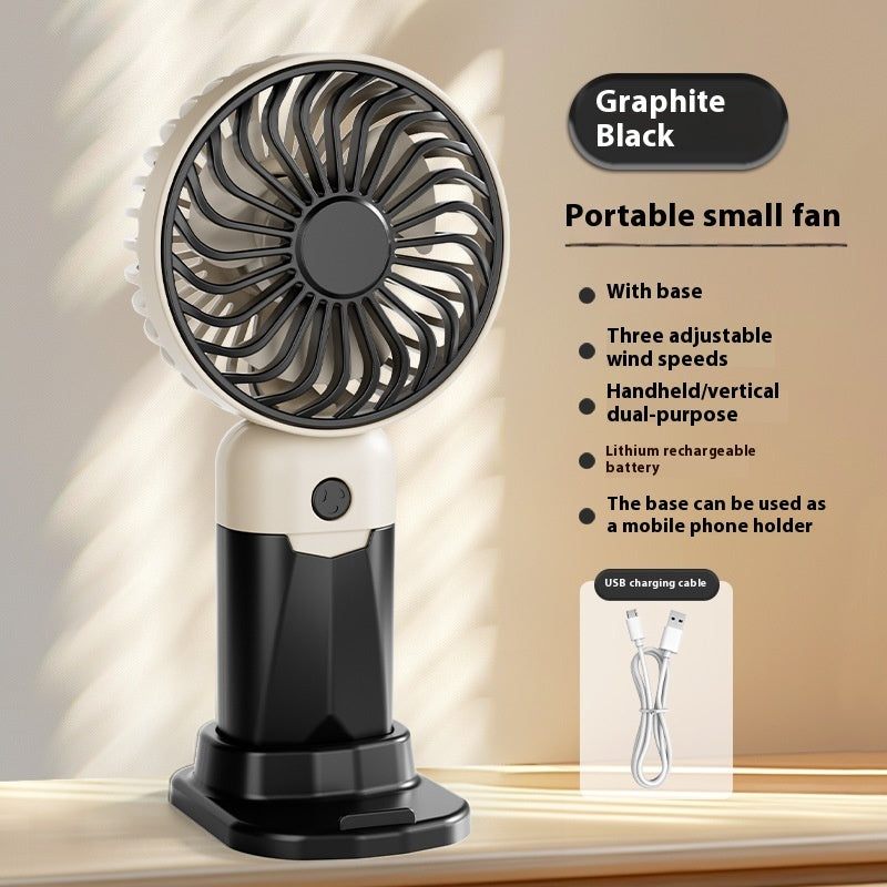 Rechargeable Handheld Desktop Portable Little Fan USB Electric Fan