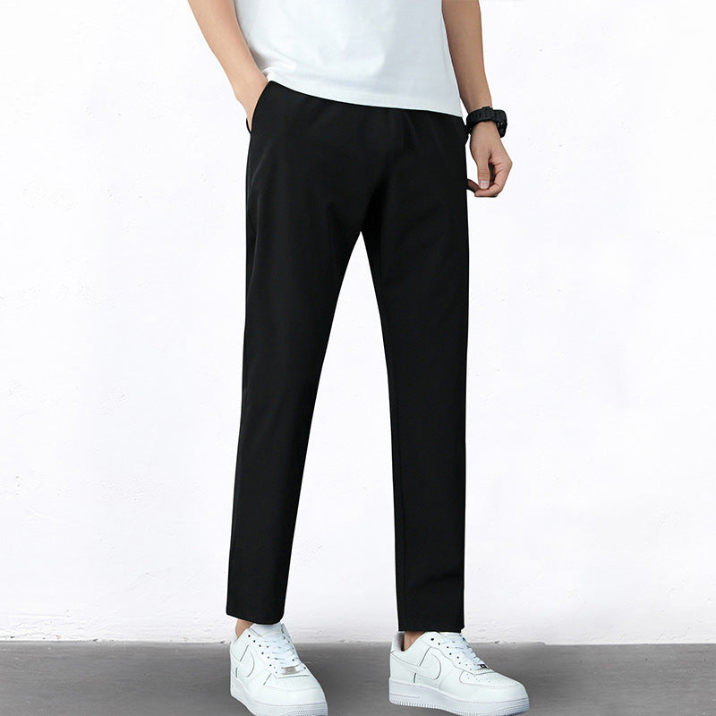 Casual Pants Micro-elastic Slim Slimming Feet Nine-point Pants Boys