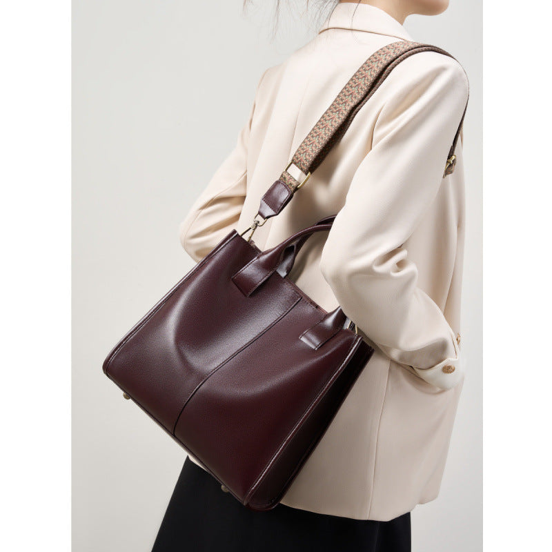 Women's Tote Large-capacity Bucket Shoulder Messenger Bag