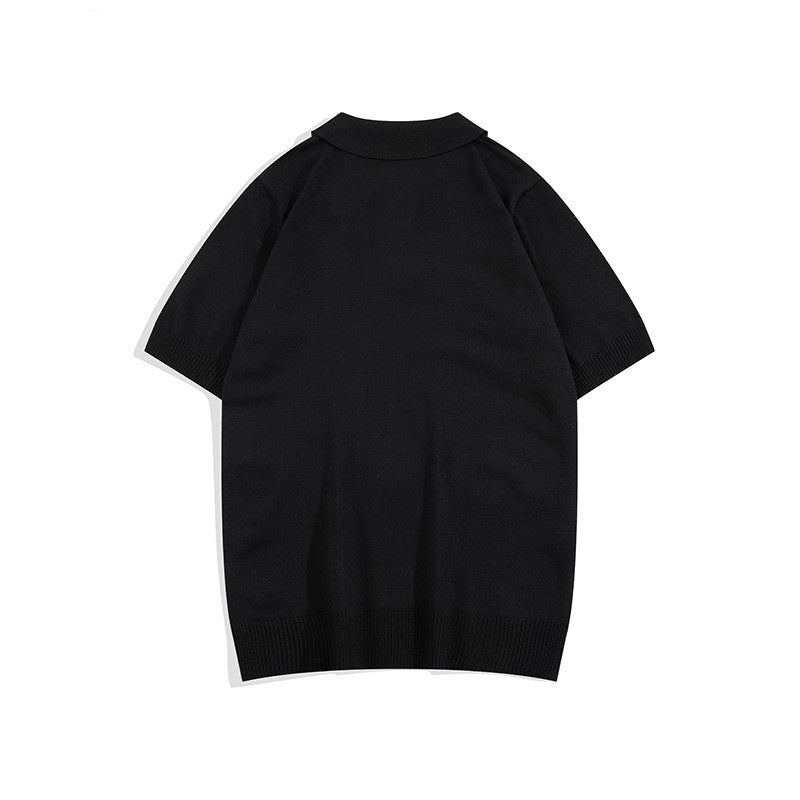 High Street Striped Half Sleeve Polo Shirt For Boys