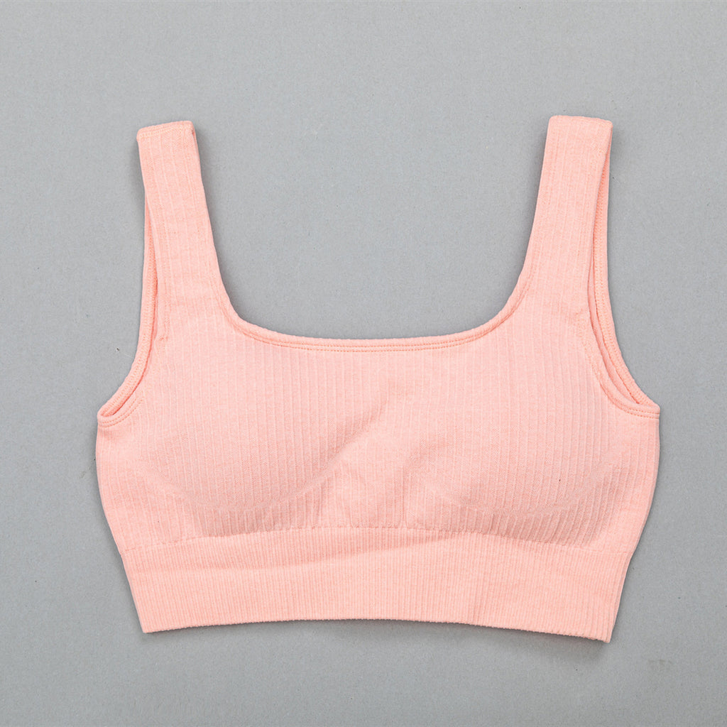 Seamless Women Yoga Set Sports Bra Shorts