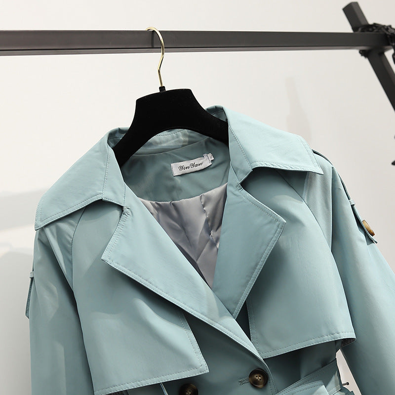 New Hot Sell Small Mid-length Trench Coat