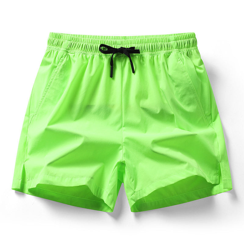 Sports Shorts Slit Women's Ice Silk Leisure Stretch