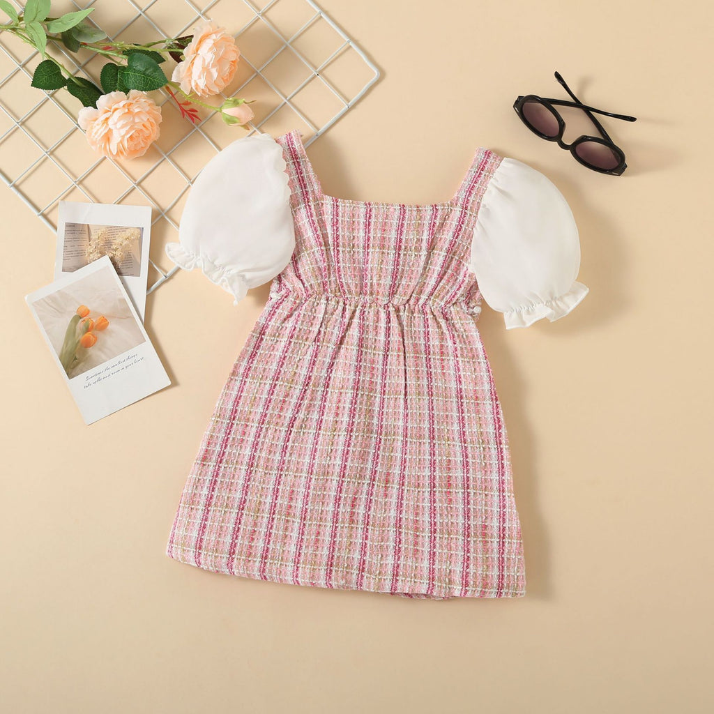Pearl Button Summer Bubble Sleeves