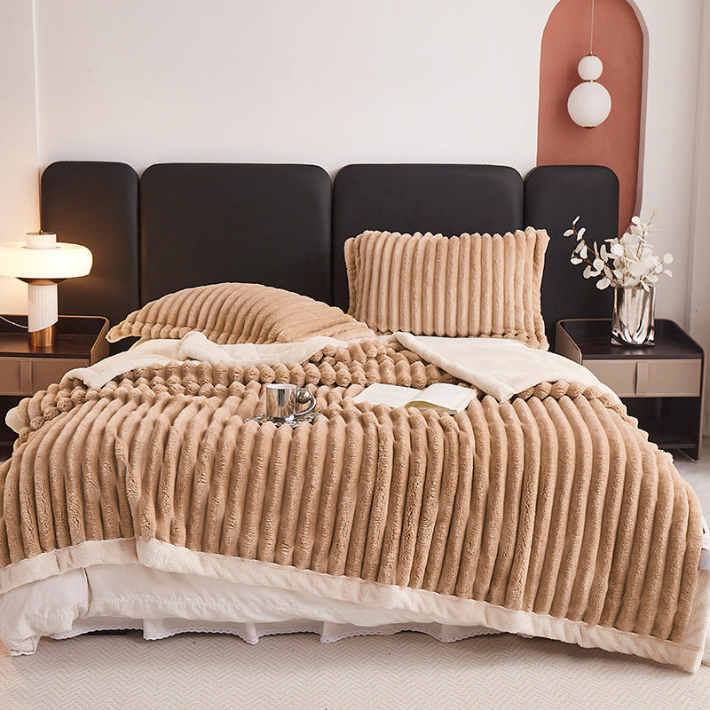 Hair Tuscan Rabbit Plush Blanket Strip