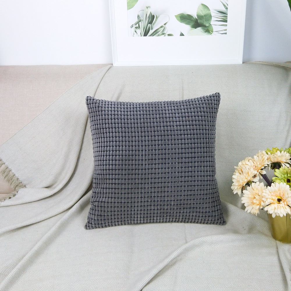 Corn Kernels Pillowcase Nordic Ins Style Solid Color Home Without Core